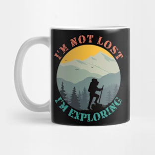 I'm Not Lost I'm Exploring-Hiker Vintage Mug